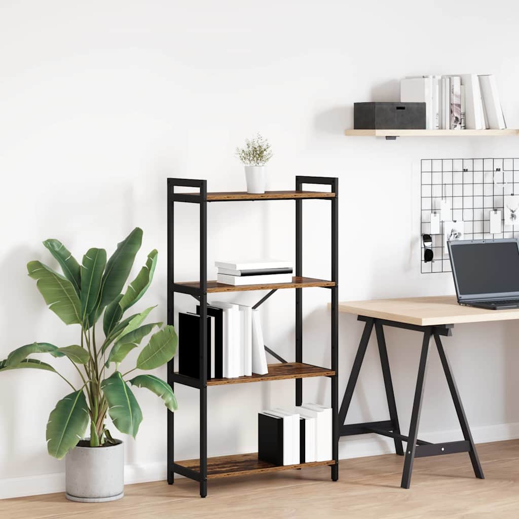 Raamatukapp Vana puit 60 x 30 x 118 cm Tehispuit