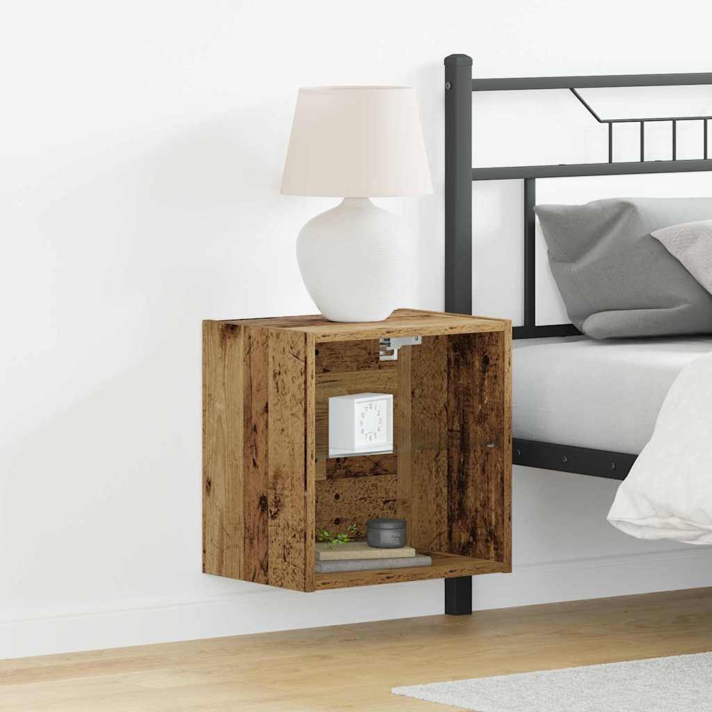 Ujuv riiul riiuliga Pruun 40 x 28.5 x 40 cm Tehispuit