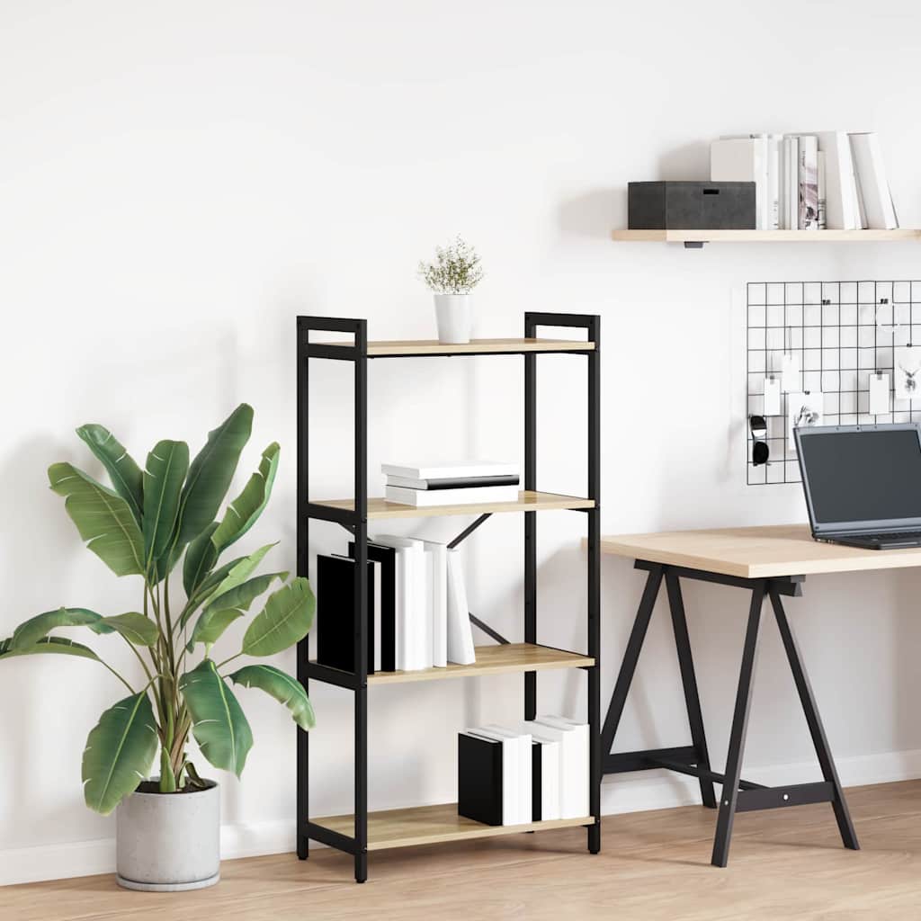 Raamatukapp Sonoma tamm 60 x 30 x 118 cm Tehispuit