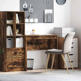 Laud Suitsutatud tamm 80 x 40 x 76 cm Tehispuit