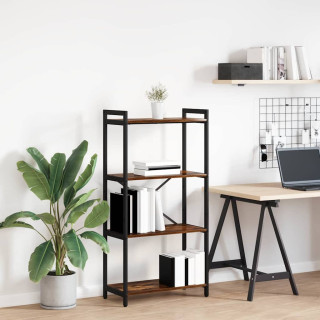 Raamatukapp Suitsutatud tamm 60 x 30 x 118 cm Tehispuit