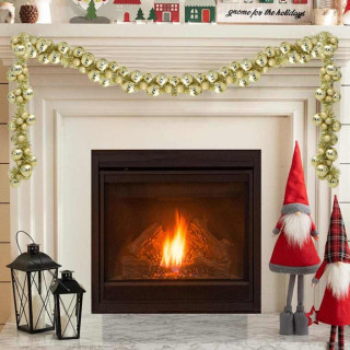 Jõulupallide lipuvaks Kuldne 186 cm Polüstüreen