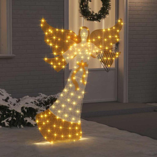 Valgustatud nurk Soe valge 116 x 29 x 158.5 cm Polüester