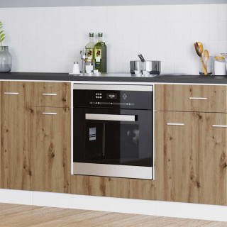 Ahjukapp ladustamisega käsitöötamm 60 x 46 x 81.5 cm Tehispuit