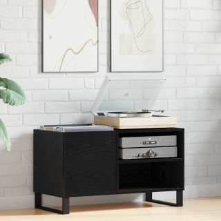 Plaatidega Kapp, Must Tamm, 84,5x38x48 cm, Töödeldud Puit