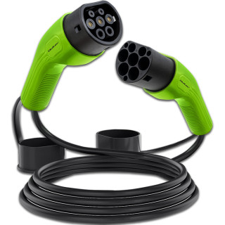 Qoltec EV Cable Type 2 for car charging | 230V | 7kW | 32A | 5m