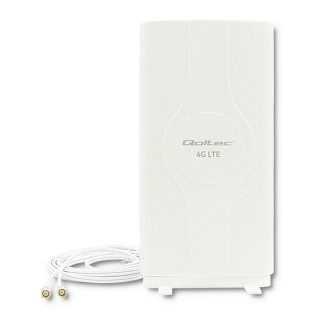 Qoltec Antenna 4G LTE DUAL with double SMA connector| 30dBi | Indoor