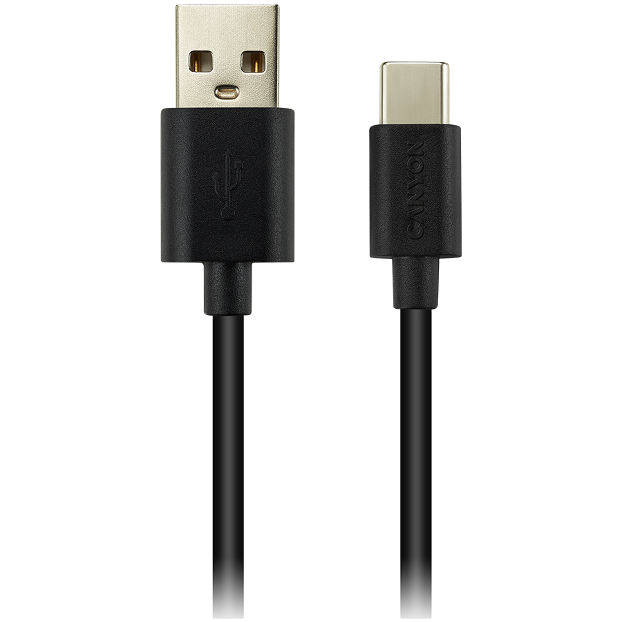 CANYON кабель UC-2 USB-C 5W 2м черный