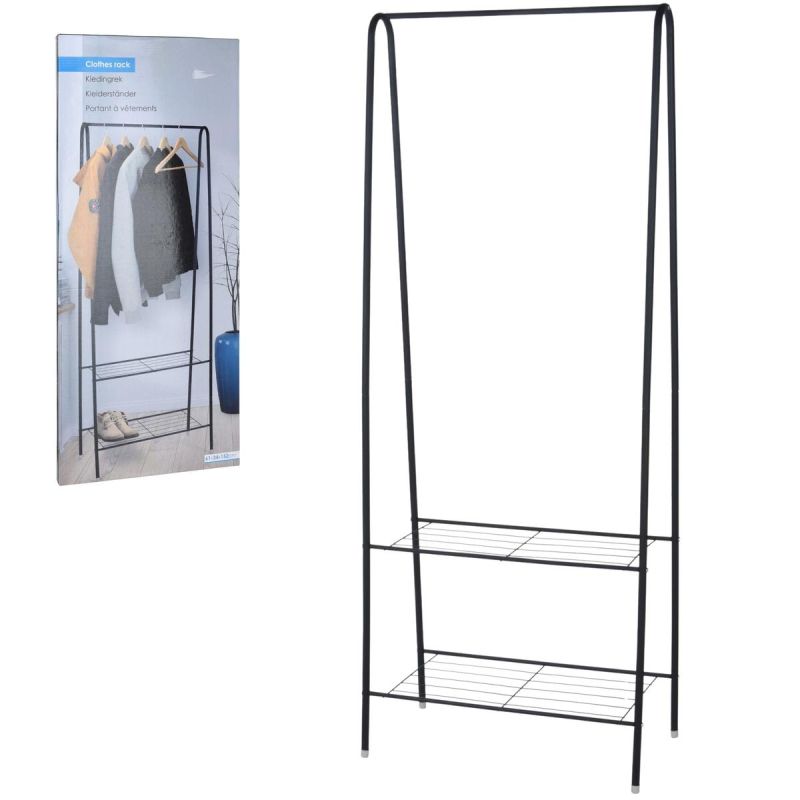 WARDROBE DRESSING ROOM HANGER WITH SHELVES 60x34x151 CM
