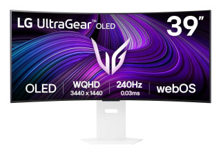 Monitor|LG|39GX90SA-W|39|Gaming/Curved/21 : 9|Swivel|Height adjustable|Tilt|Matte|Panel OLED|3440x1440|21:9|240Hz|0.03 ms|Speakers|Colour White|39GX90SA-W