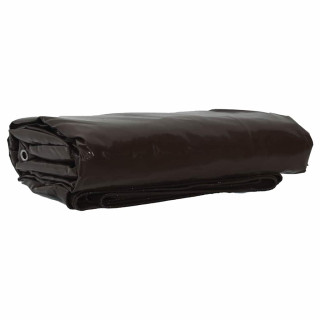 Tarpaulin 650g / m² Pruun 4 x 5 m Lõuend PVC kattega