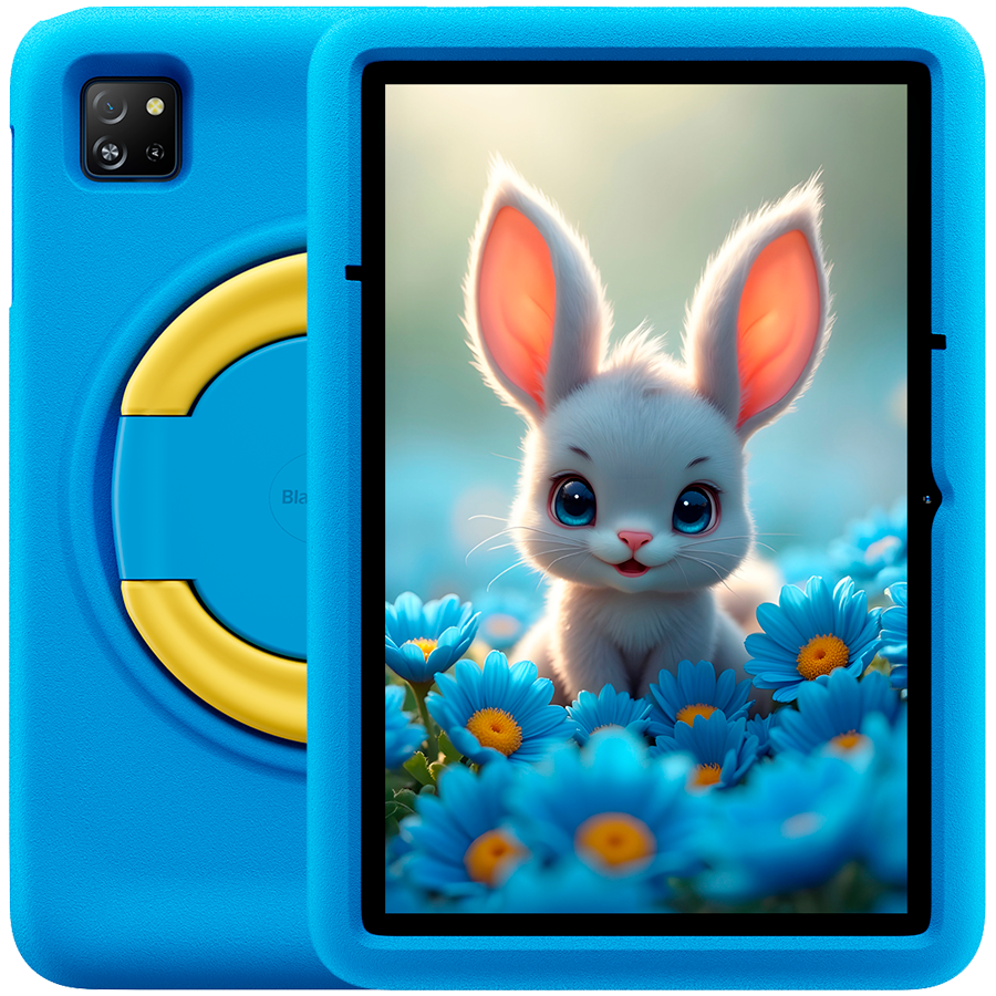 Blackview Tab 60 Pro Kids LTE 10.1-inch HD+ 800x1280 IPS 60Hz 4GB/128GB Octa-core T606 1.6GHz 5MP Front/8MP Back Camera Battery 7700mAh NO Carger USB Type-C Android 15 SD card slot Ocean Blue
