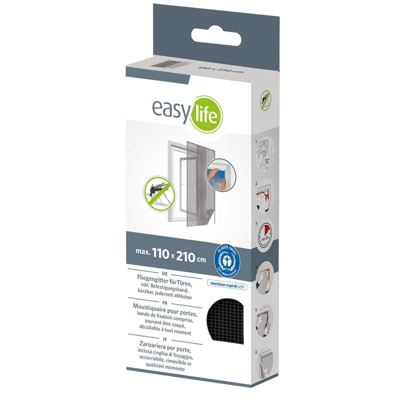 DOOR MOSQUITO NET 2X60X210 BLACK