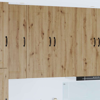 Seinakapp kööki riiuliga Käsitööpuu 80 x 31 x 100 cm Tehispuit