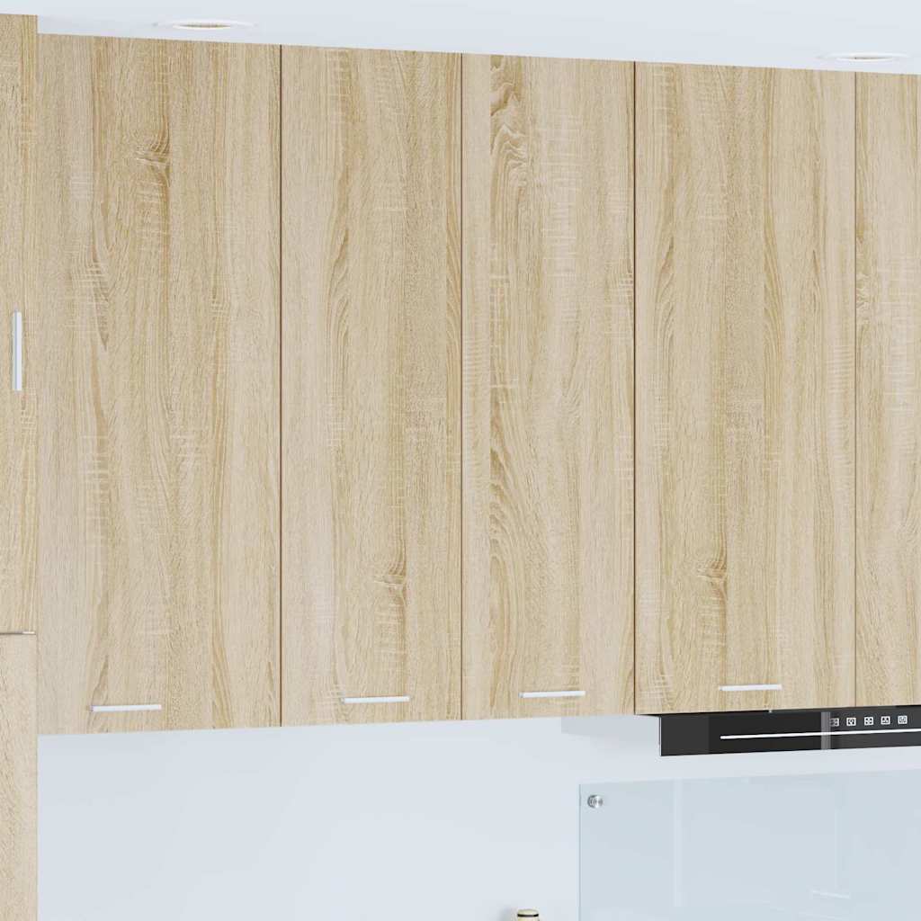 Seinakapp riiuliga Riga Sonoma tamm 60 x 31 x 100 cm Tehispuit