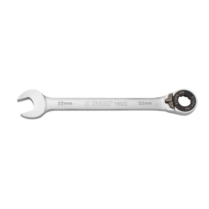 UNIOR Ratchet open-end wrench 17