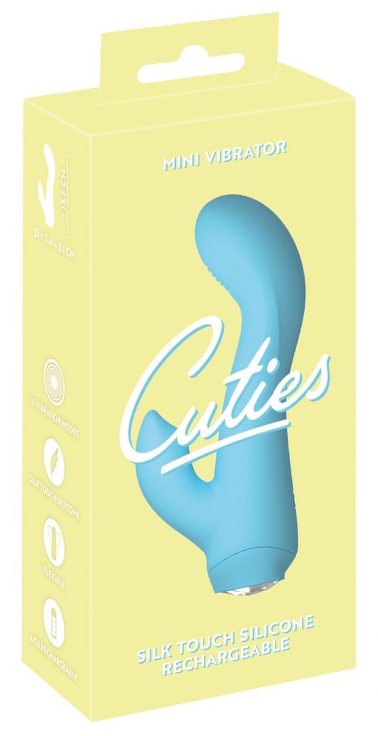 Мини-вибратор Cuties синий 4