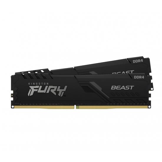 Оперативная память Kingston Fury Beast 64 ГБ (2x32 ГБ) DDR4 3200 МГц KF432C16BBK2/64