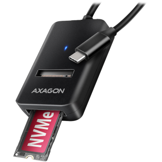 AXAGON ADM2-CM USB-C 3.2 Gen2 - Адаптер для 1x NVMe/SATA SDD