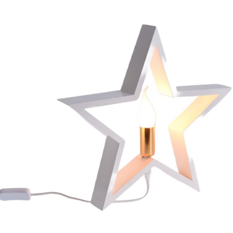 DECORATIVE STAR WITH LED ILLUMINATION 35CM WHITE