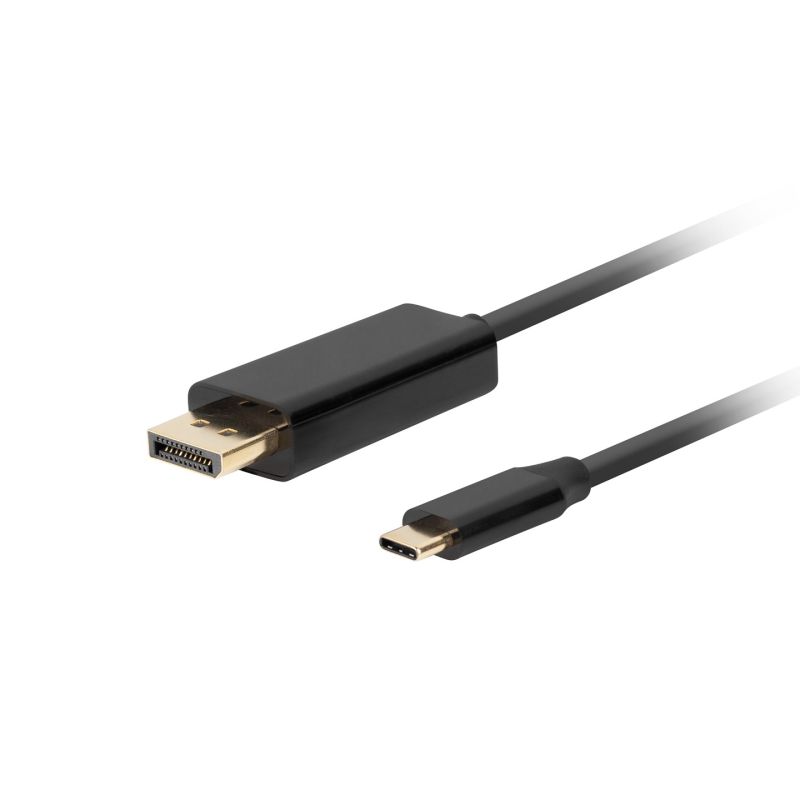 LANBERG CABLE USB-C(M)->DISPLAYPORT(M) 3M 4K 60HZ BLACK CA-CMDP-10CU-0030-BK
