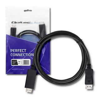 Qoltec DisplayPort v1.2 male | HDMI male | 5K | 1m