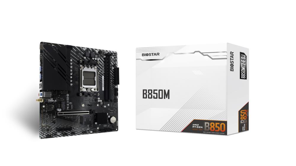 Mainboard|BIOSTAR|AMD B850|SAM5|Micro-ATX|Memory slots 2|B850MT2-EDJ