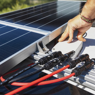 Qoltec Solar Connector with fuse | MC4 connector | 1500V | 30A