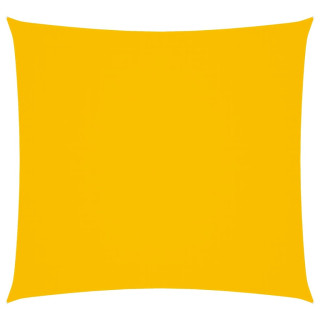 oxford-kangast päikesepuri, kandiline, 2,5 x 2,5 m, kollane