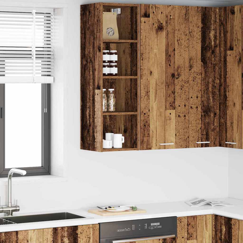 Seinakapp riiuliga Riga Vana puit 30 x 29,5 x 100 cm Tehispuit