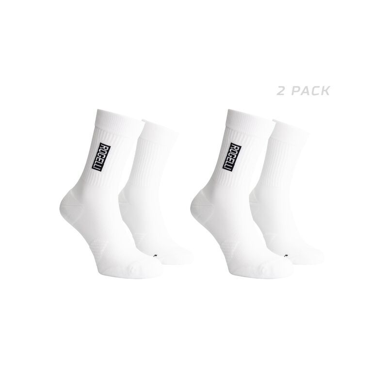 Rogelli running socks 2pack DISTANCE white 39