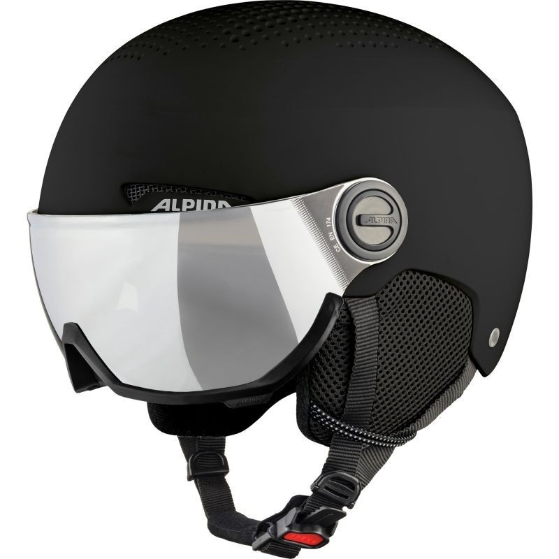 ALPINA ARBER VISOR Q LITE BLACK ski helmet 58-61