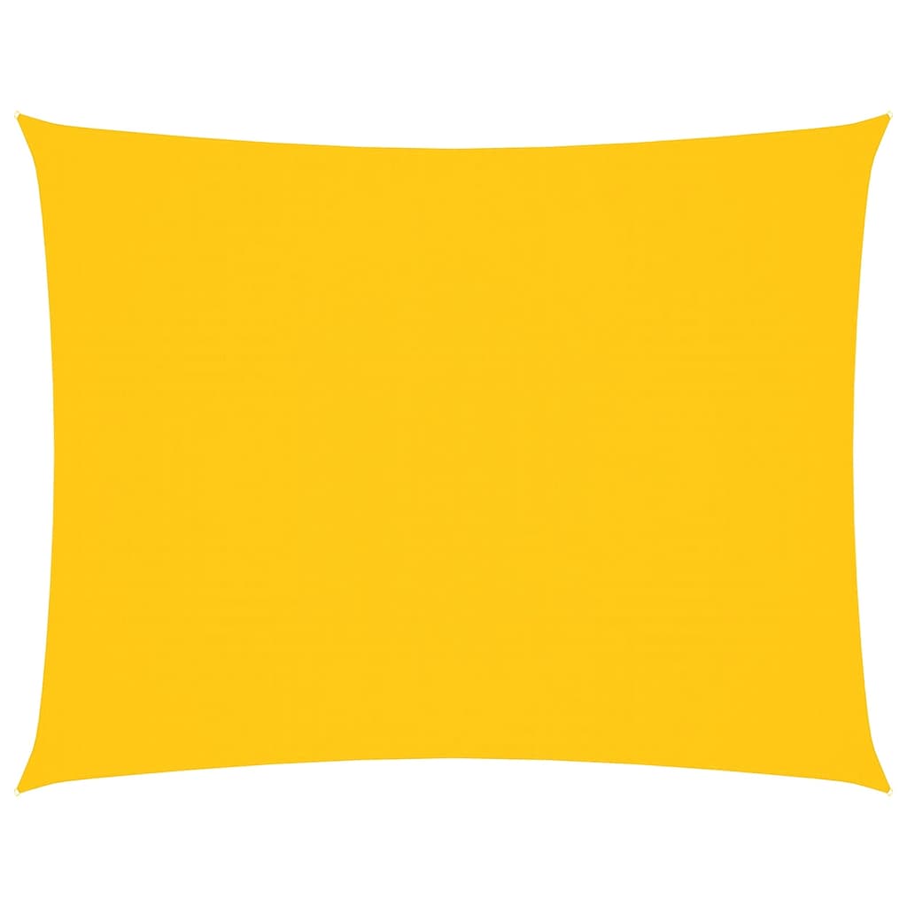 Солнцезащитный тент из ткани Оксфорд, прямоугольный, 6 x 7 м, желтый