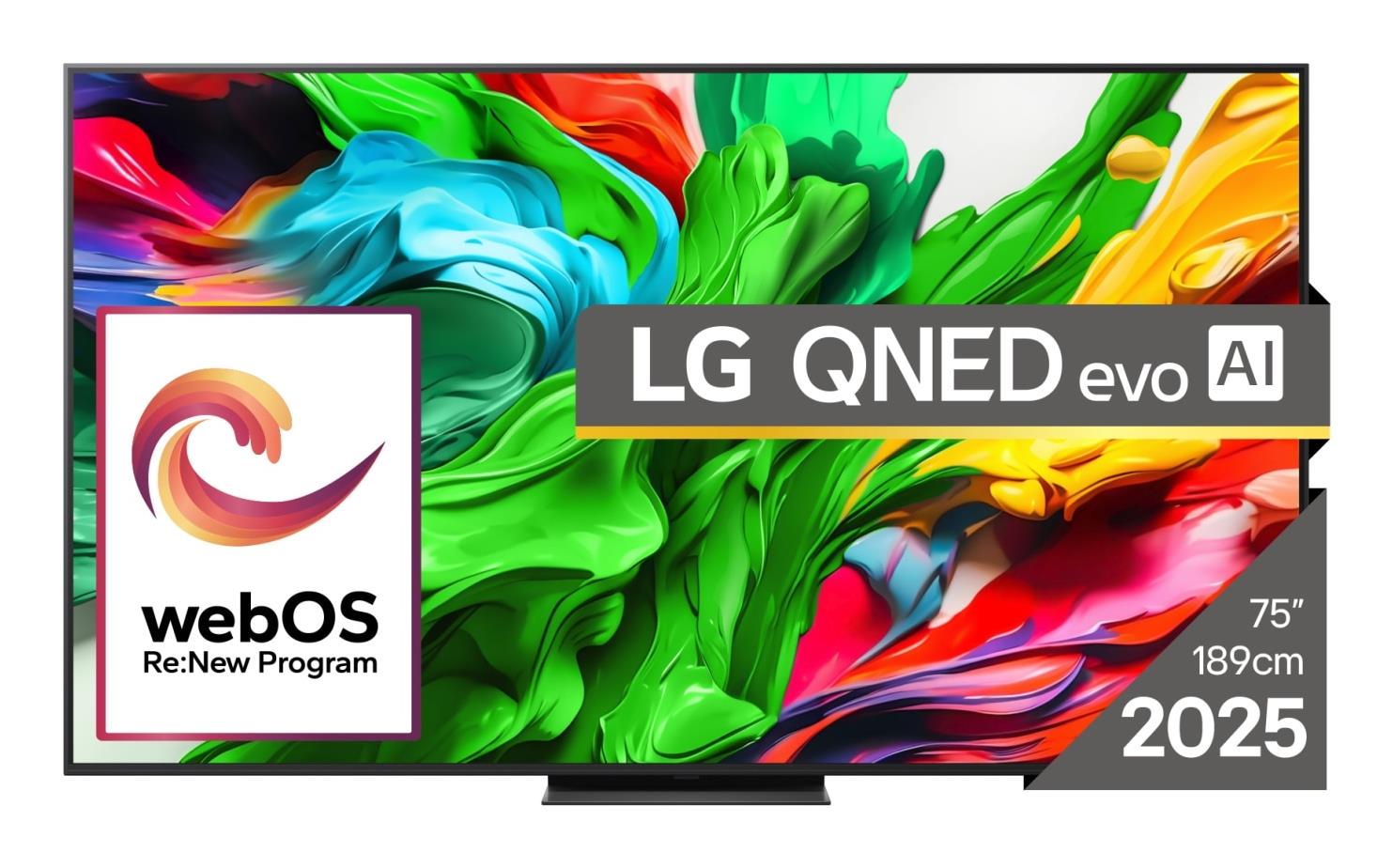 Телевизор LG 75 4K Smart TV 75QNED86A3A, черный