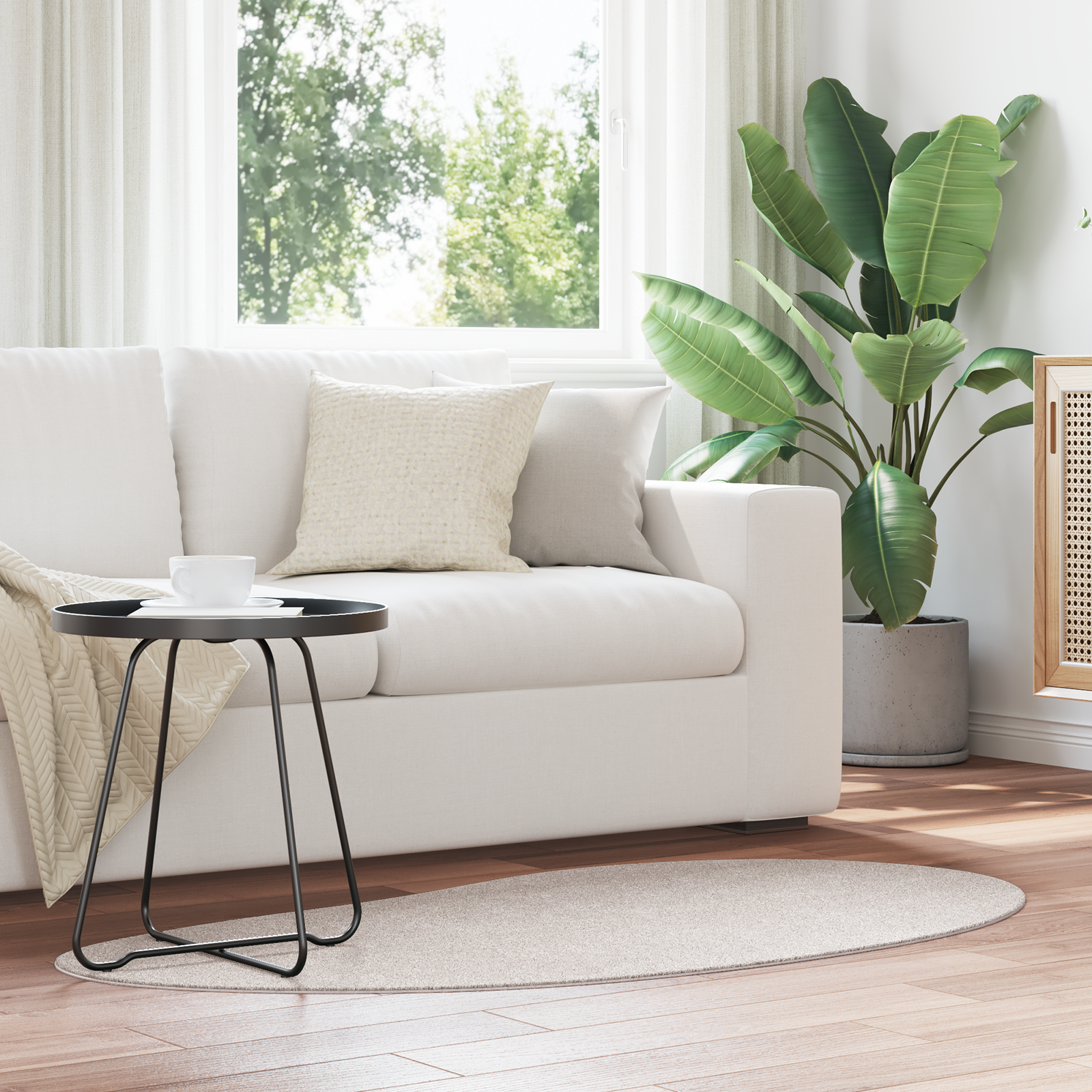 Ala Vaip Liiv 80x150 cm Polüester Libisemiskindel