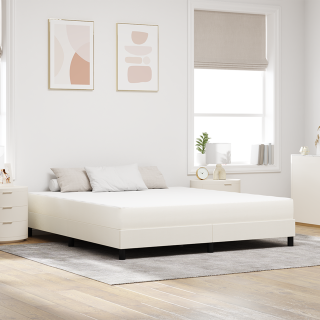 Taskuspring Mattress Kreemjas 180x200x20 cm Keskmine Kõvadus Kanga