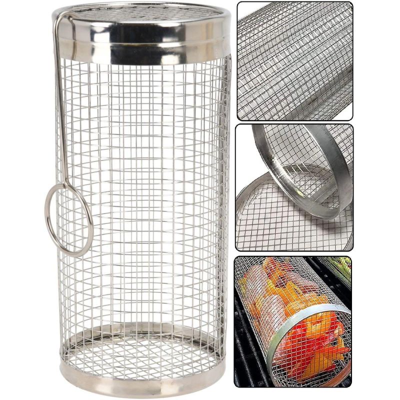 VEGETABLE GRILLING BASKET 9x9x20CM