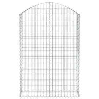 Габионная корзина дугообразной формы, 100x30x140/160 см, оцинкованная сталь