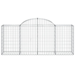 Габион дугообразной формы, 200x50x80/100 см, оцинкованная сталь