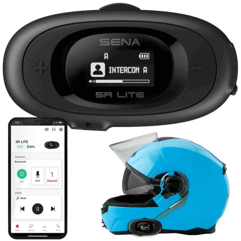 Sena 5RLITE-01 motorcycle intercom for 1 helmet