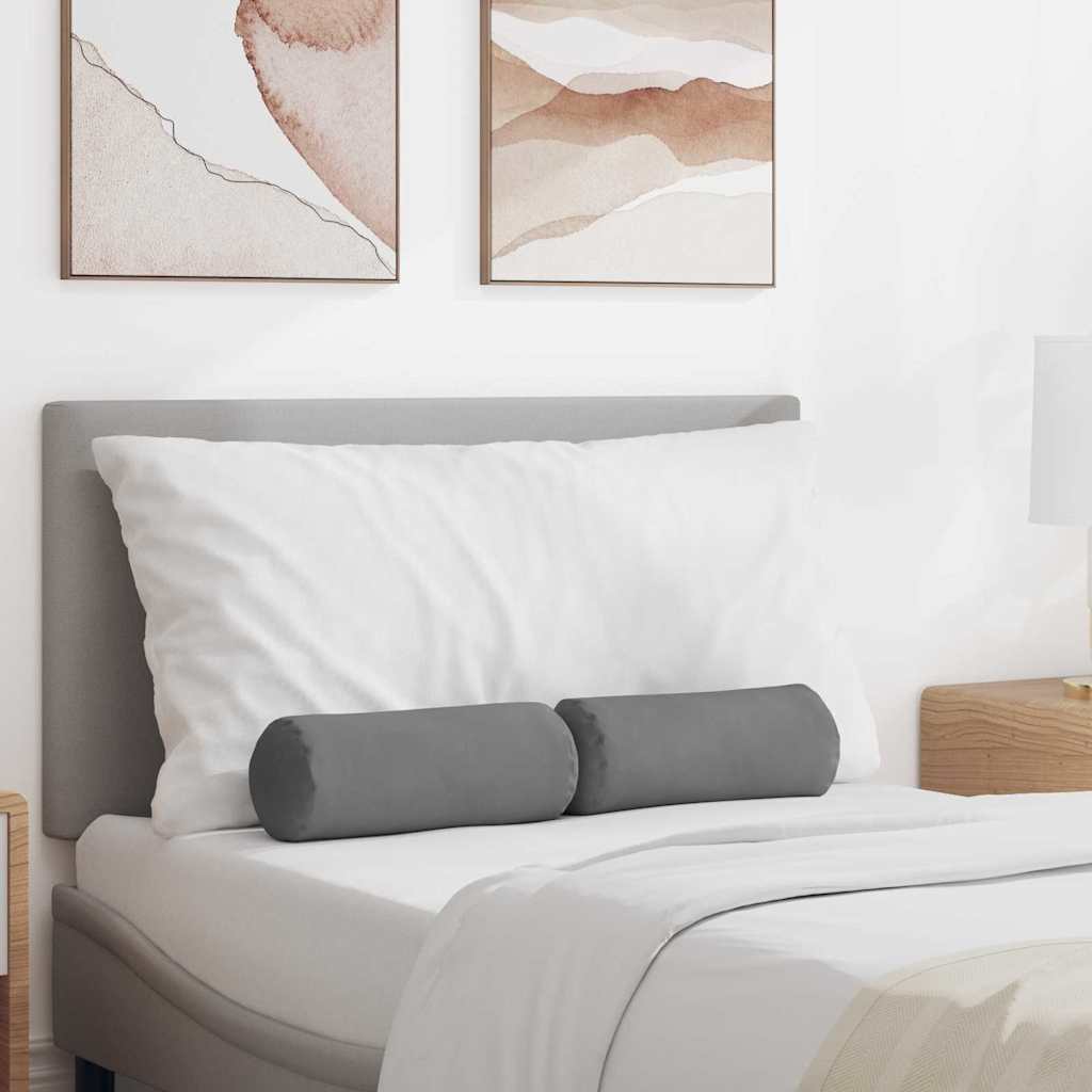 Padjad 2 pcs Tumehall Ø 15 x 40 cm Mikrofiber kangas