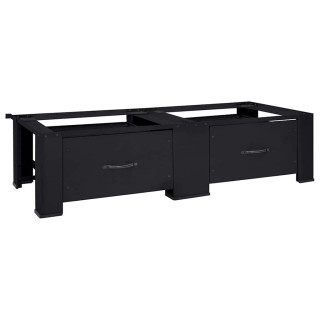 Pesumasina pedestal 2 pcs Must 64 x 55 x 32.5 cm Teras