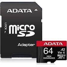 Карта памяти Micro SDXC 64GB с адаптером ADATA
