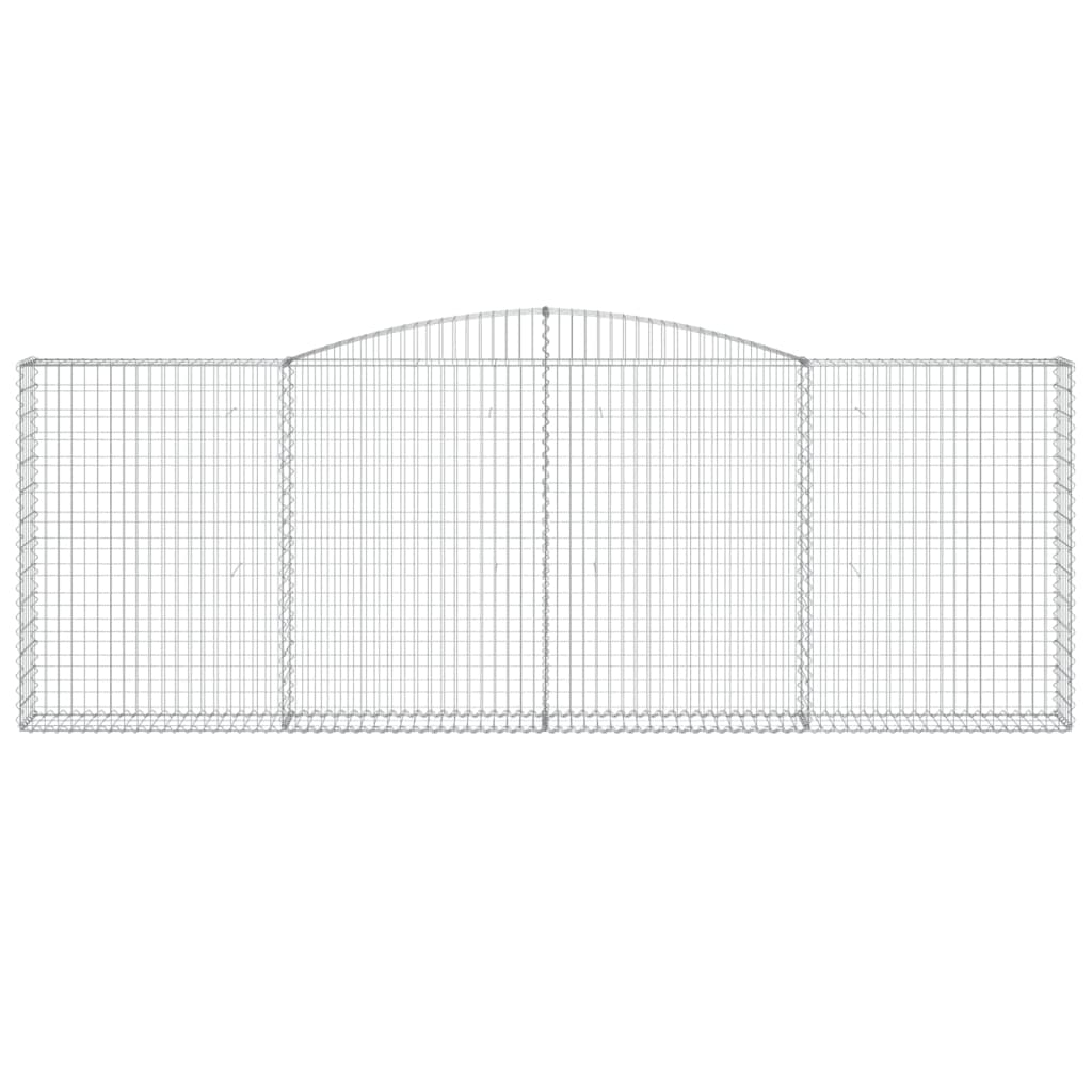Габион дугообразной формы, 400x30x140/160 см, оцинкованная сталь