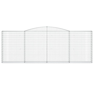 Габион дугообразной формы, 400x30x140/160 см, оцинкованная сталь