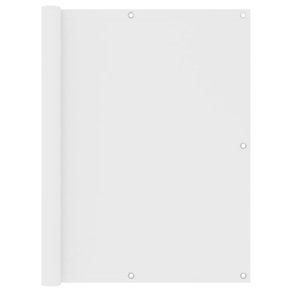 rõdusirm, valge, 120 x 500 cm, oxford-kangas