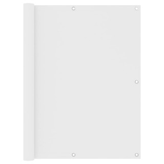 Балконный экран, белый, 120 x 500 см, ткань Оксфорд