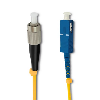 Qoltec Patchcord fiber optic FC/UPC - SC/UPC | Singlemode | 9/125 | G652D | Simplex | 10m
