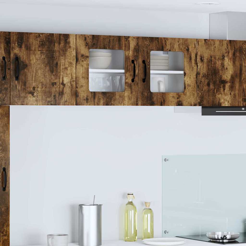 Seinakapp kööki Suitsetatud tamm 80 x 31 x 40 cm Tehispuit