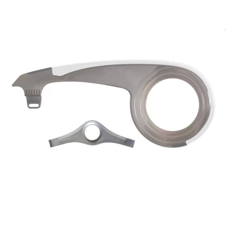 Polycarbonate chain guard white
